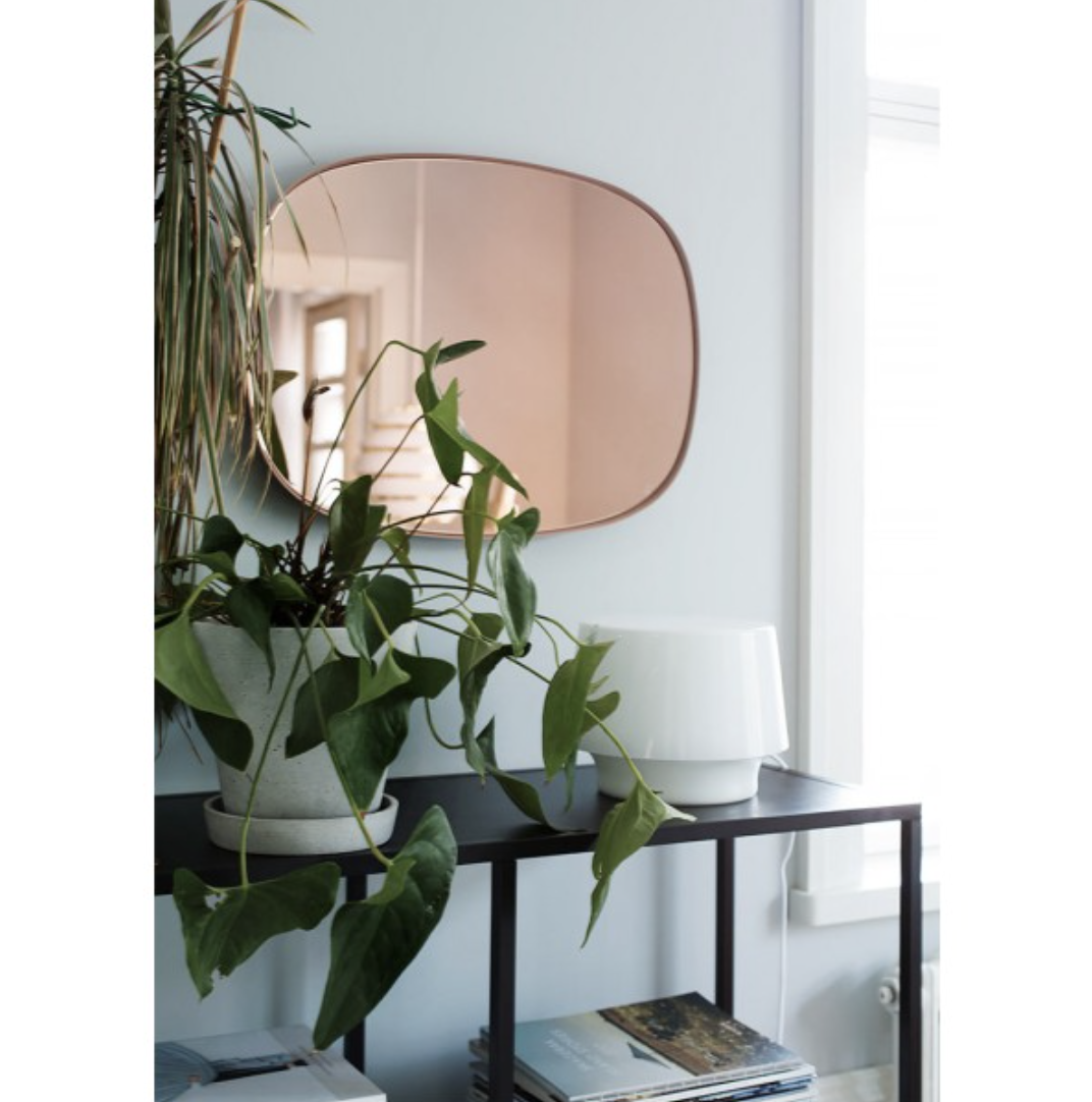 Muuto(ムート)「FRAMED MIRROR」Rose Glass(全身鏡) Muuto Framed mirror small — The Residents - Furniture and